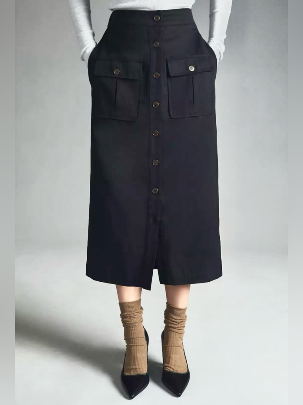 Sunday in Brooklyn Cargo Midi Skirt NWOT